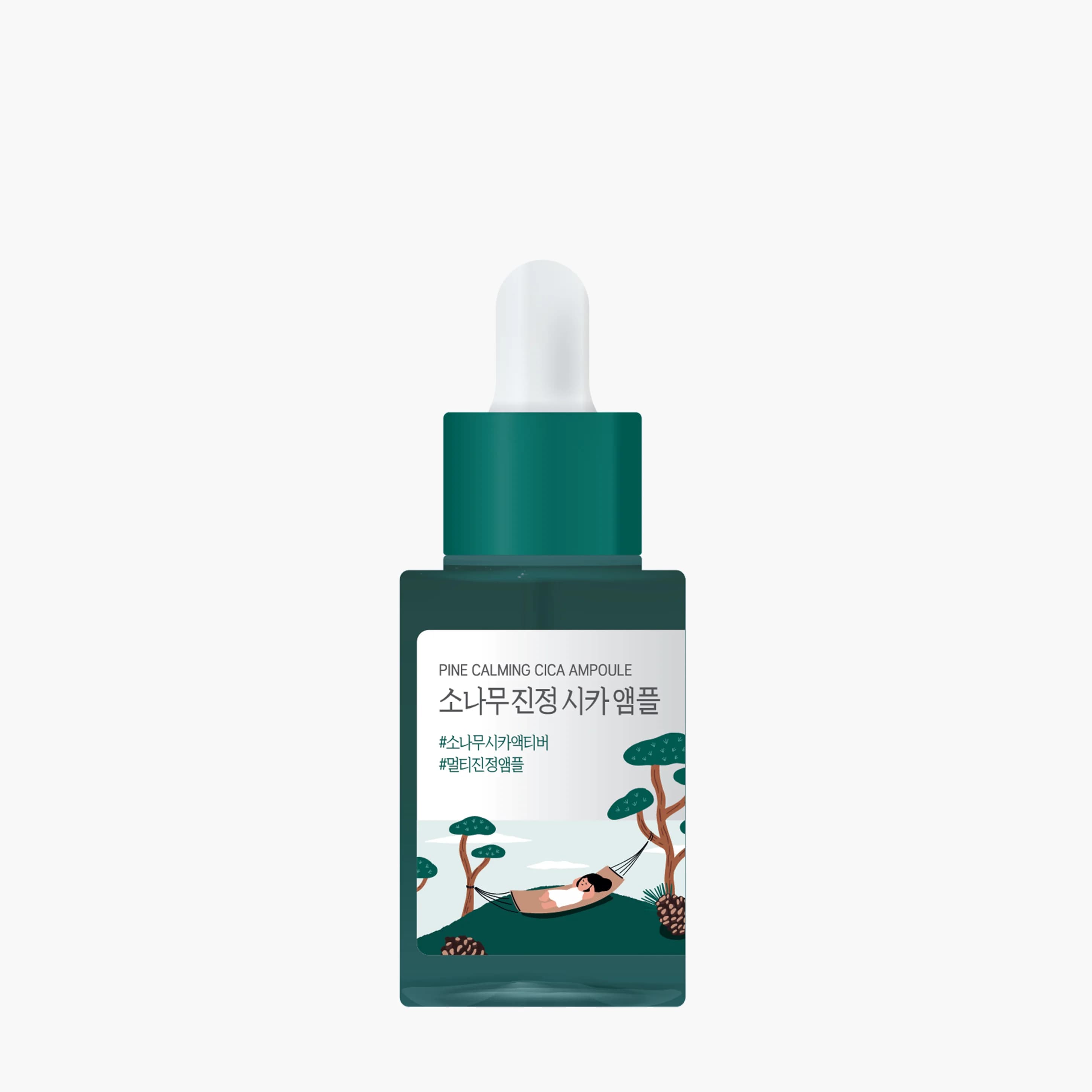 Сыворотка успокаивающая с экстрактами сосны и центеллы | Round Lab Pine Calming Cica Ampoule 30ml