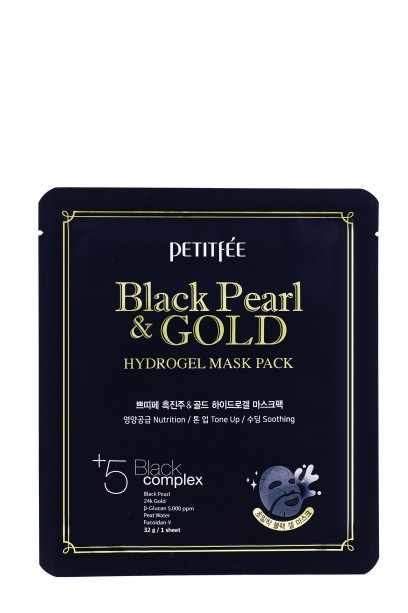  Petitfee Black Pearl & Gold Hydrogel Mask Pack 32 g..