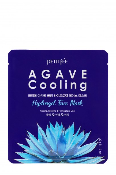 Охлаждающая гидрогелевая маска с экстрактом агавы | Petitfee agave cooling hydrogel eye mask 32 g