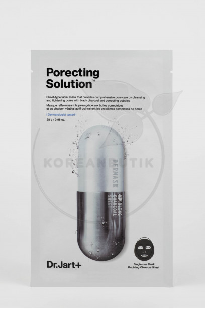  Dr.Jart+ porecting solution bubbling charcoal sheet mask 28 g..