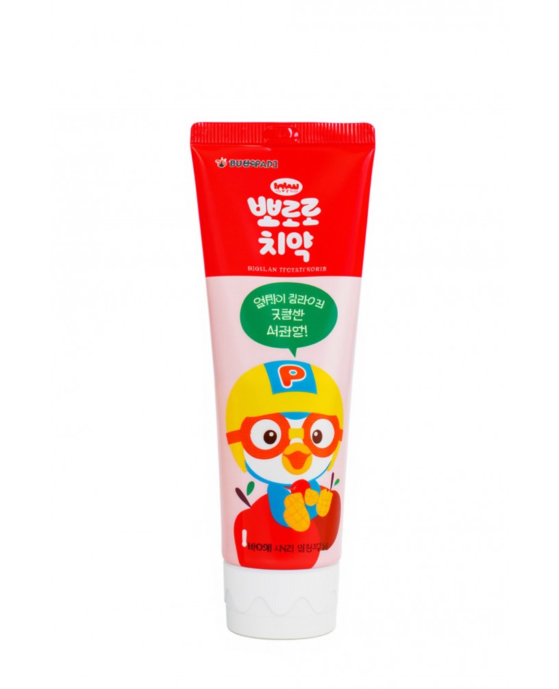 Детская зубная паста 6+ зеленое яблоко 