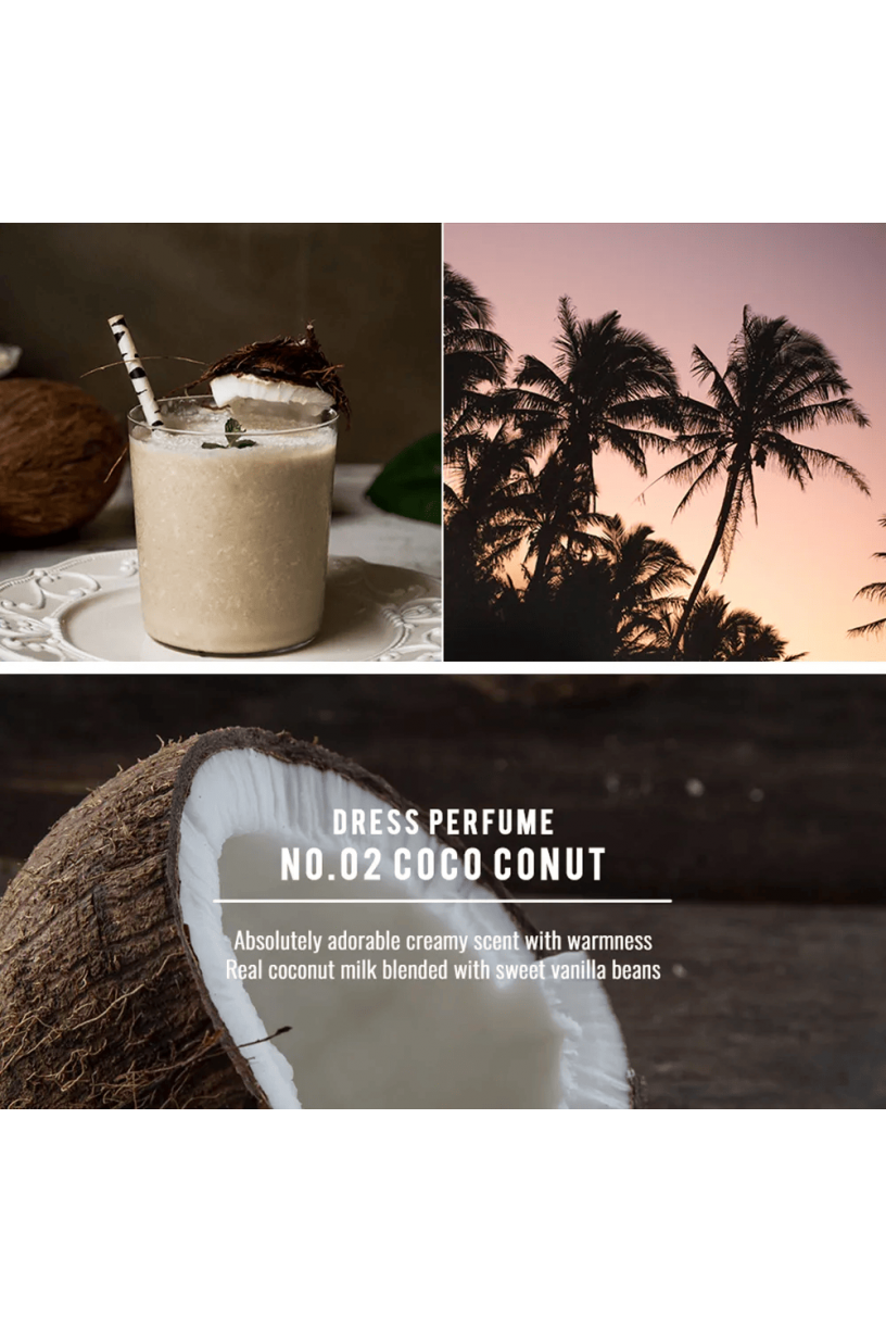 Парфюмированный спрей для одежды и дома с запахом кокоса 