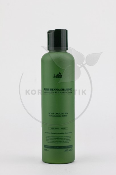  Lador Pure Henna Shampoo Henna Extract+Menthol 200 ml..