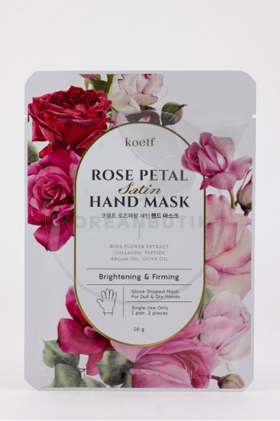  Koelf Rose Petal Satin Hand Mask 1..