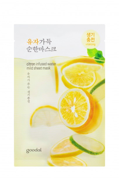  Goodal citron  Infused Water Mild Sheet Mask 23 ml..