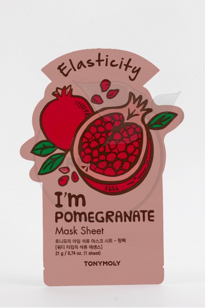  TONY MOLY i'm real Pomegranate Mask Sheet Elasticity 21 g..