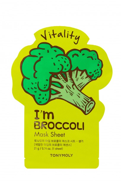  TONY MOLY i'm real Broccoli Mask Sheet Vitality 21 g  Срок годности д..