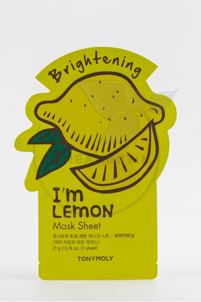 TONY MOLY i'm real Lemon Mask Sheet Brightening 21 g..