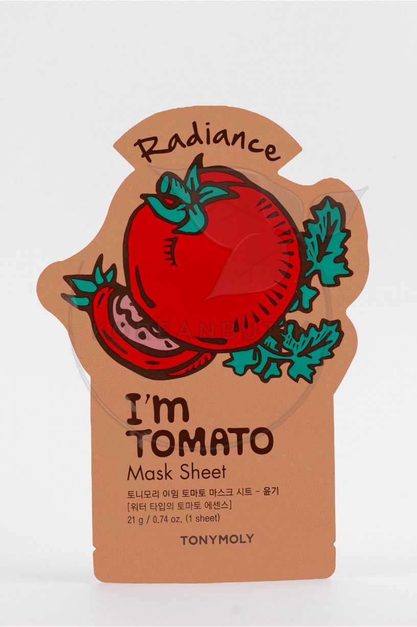 Тканевая маска для выравнивая тона с экстрактом томата 