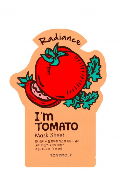  TONY MOLY i'm real Tomato Mask Sheet Radiance 21 g..