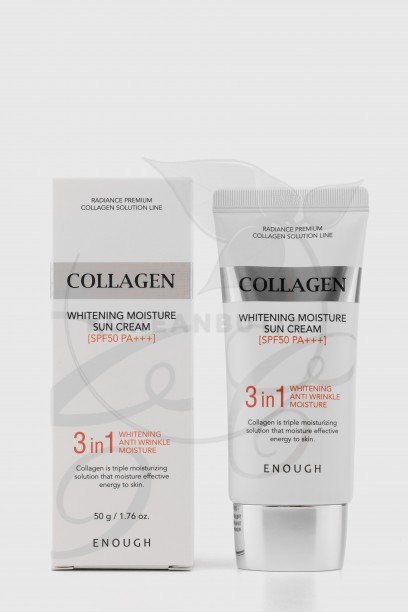  Enough Collagen 3in1 Whitening Moisture Sun Сream SPF50+PA+++ 50 g..