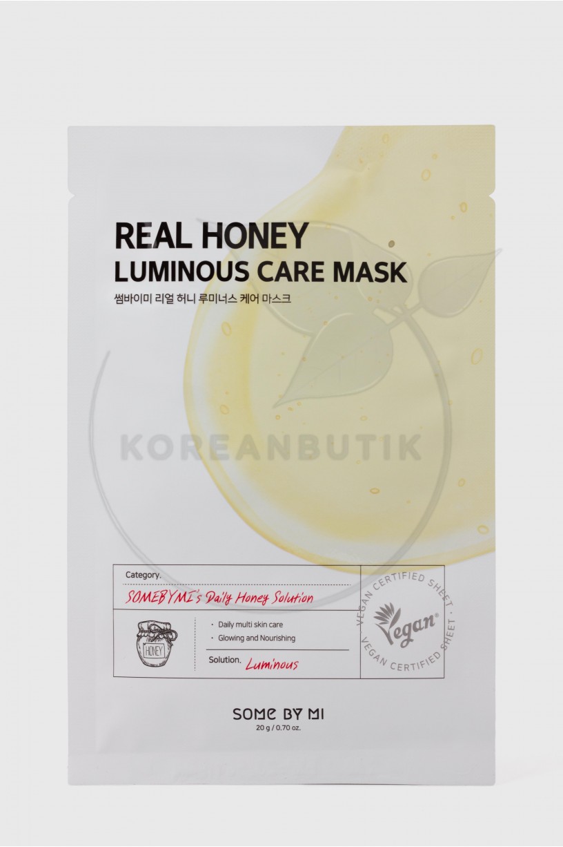 Тканевая маска для лица с мёдом