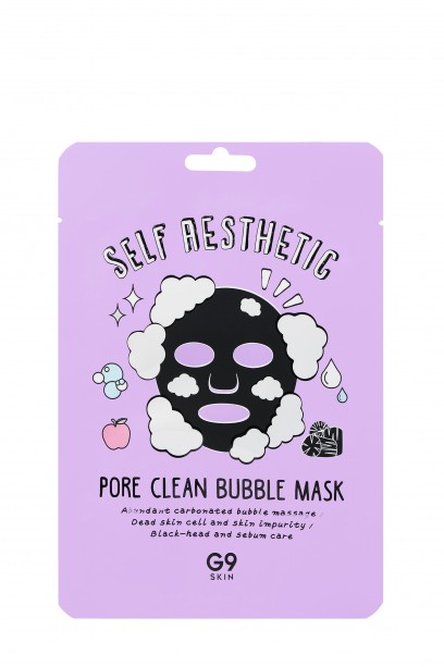  G9 Self Aesthetic Pore Clean Bubble Mask 23 ml..