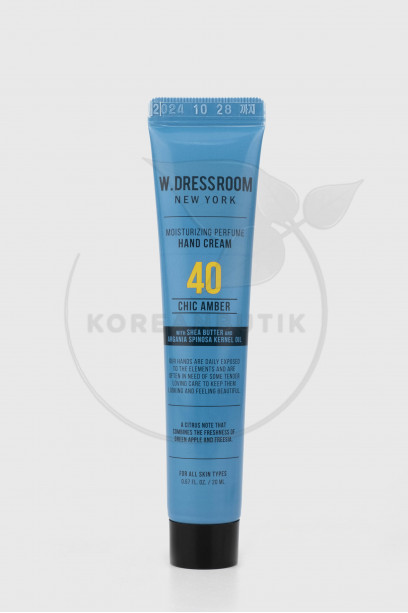  W.Dressroom Perfume Hand Cream Mini No.40 Chic Amber 20 ml..