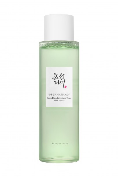Тонер отшелушивающий с кислотами | Beauty of Joseon Green plum refreshing toner: AHA+BHA 150 ml
