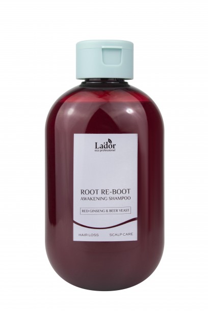  Lador Root Re-Boot Awakening Shampoo Red Ginseng & Beer Yeast 300ml..