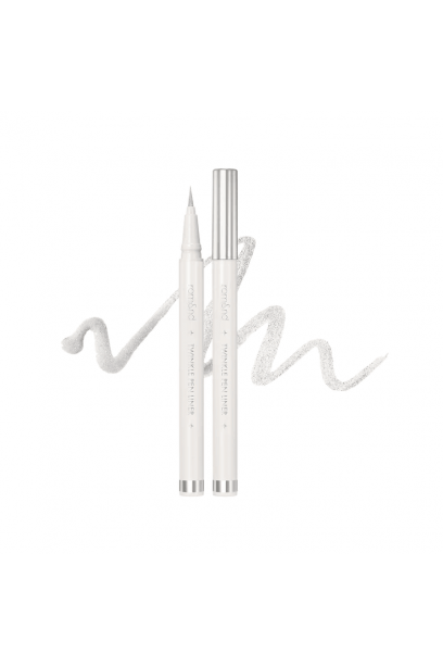  ROM&ND Twinkle Pen Liner 01 Silver Flake..