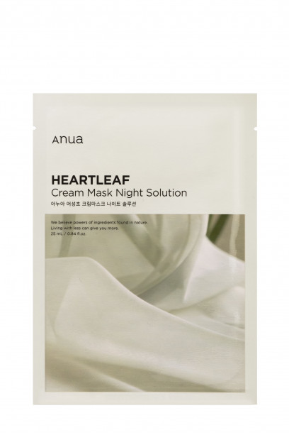  ANUA Heartleaf cream sheet mask night solution 25 ml..
