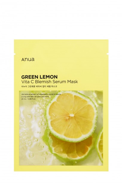  ANUA Green Lemon Vita C Blemish  Serum Mask 25ml..