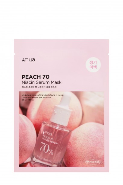  ANUA Peach 70 Niacin Serum Mask 25..
