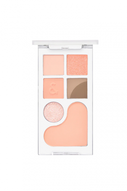  ROM&ND Bare layer palette 01. apricot mood..