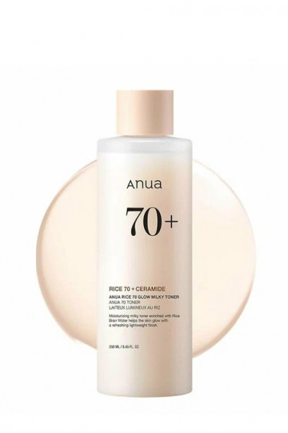  ANUA Rice 70 Glow Milky Toner 250m..