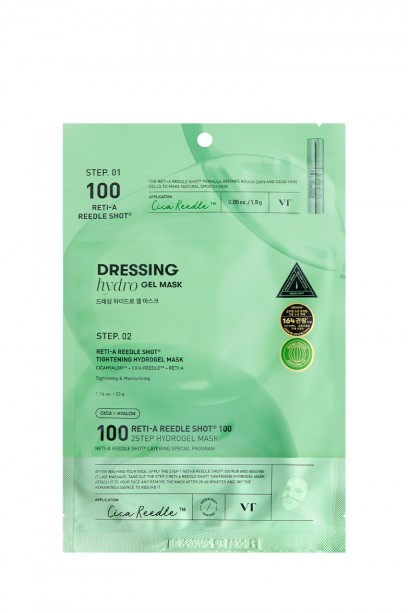  VT Cosmetics Reti-A Reedle Shot100 2Step Hydrogel Mask..