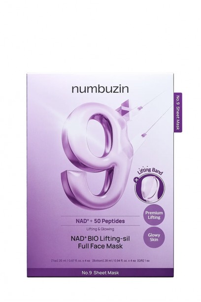  Numbuzin No.9 NAD Bio Lifting Full Cover Facial Mask (+GWP) 4 шт..