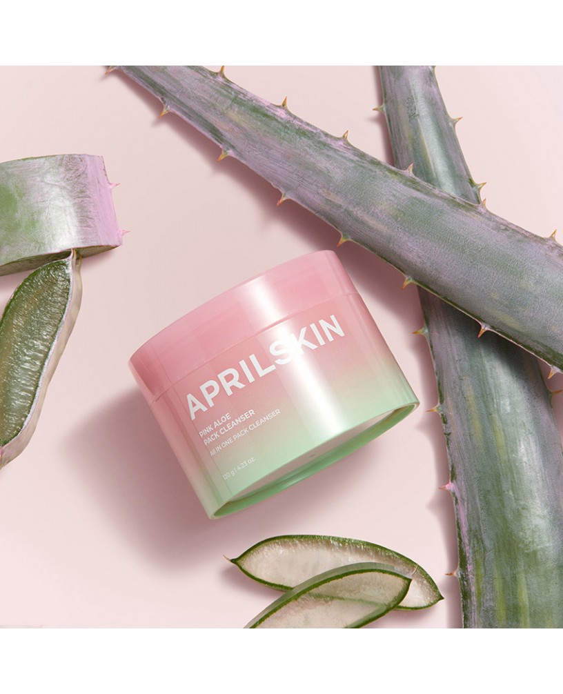 Маска-пенка для умывания с розовым алоэ 