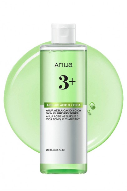  ANUA Azelaic Acid 3 Cica Skin Clarifying Toner 250ml..