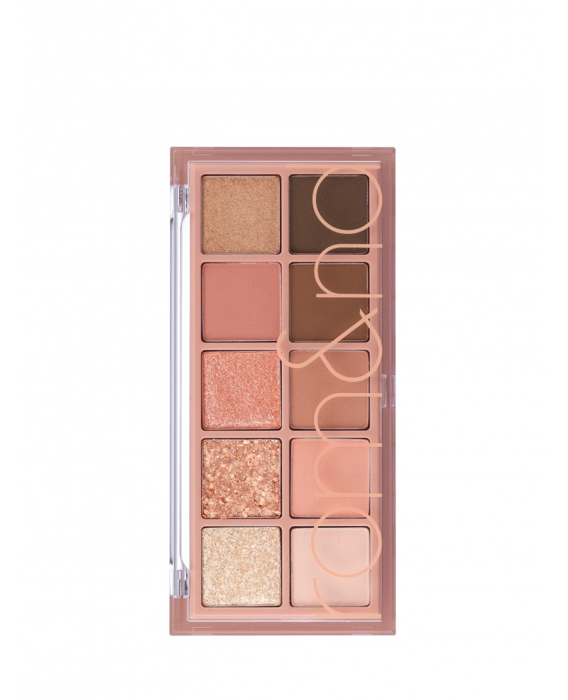 Палетка матовых и блестящих теней для век 