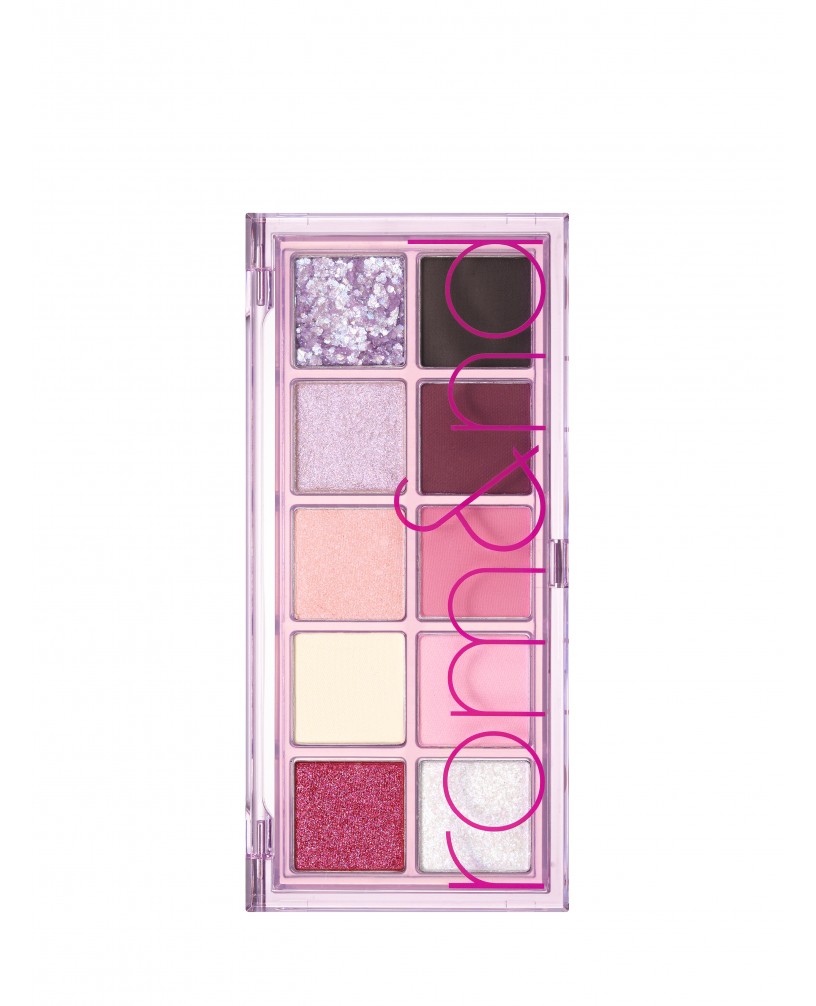 Палетка матовых и блестящих теней для век 