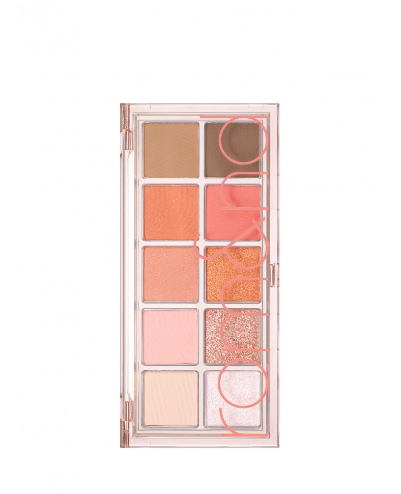 Палетка матовых и блестящих теней для век 