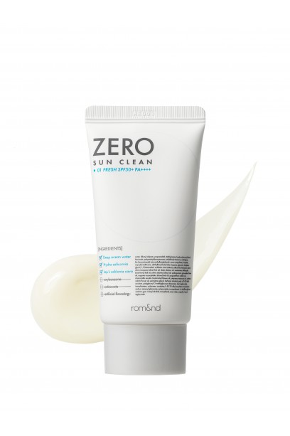 Крем солнцезащитный осветляющий | ROM&ND Zero Sun Clean 01.Fresh SPF50+PA++++
