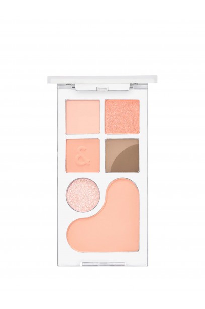  ROM&ND Bare layer palette 01. apricot mood..