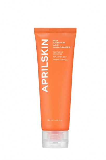  APRILSKIN Real Carrotene Acne Foam Cleanser 120g..