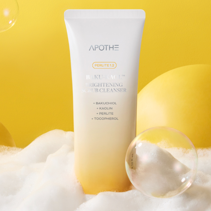 Пенка-скраб очищающая для сияния кожи | Apothe Brightening Scrub Cleanser Baku-Kaol 100ml