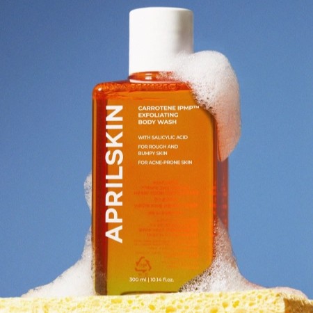 (Для Онлайн Продаж) Гель для душа отшелушивающий | APRILSKIN Carrotene Exfoliating Body Wash 300ml