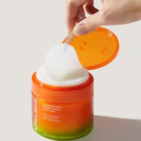 Пэды успокаивающие | APRILSKIN Carrotene Instant Calming Serum Pads 220ml (80ea)