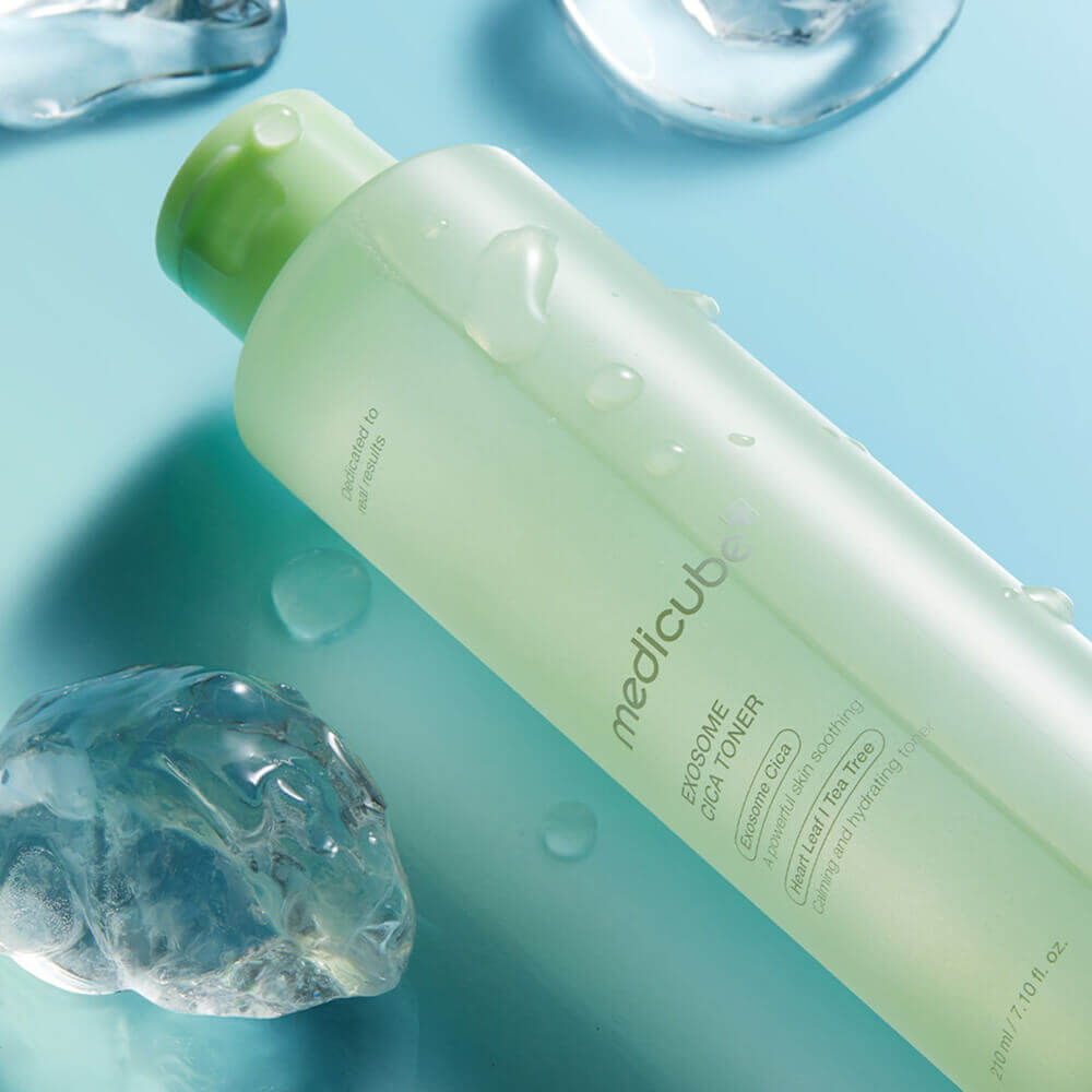 Тонер успокаивающий с экзосомами центеллы | Medicube Exosome Cica Toner 210ml