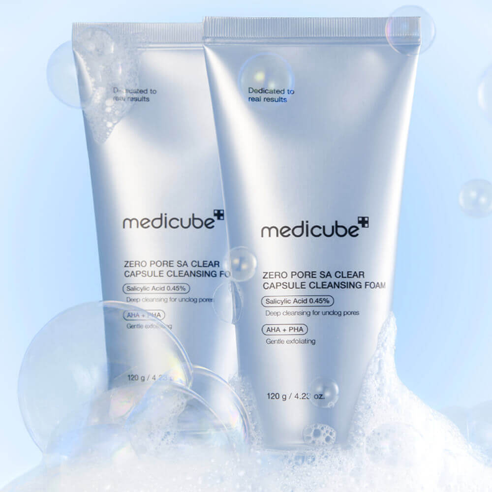 Пенка капсульная для очищения пор | Medicube Zero Pore Sa Clear Capsule Cleansing Foam 120g
