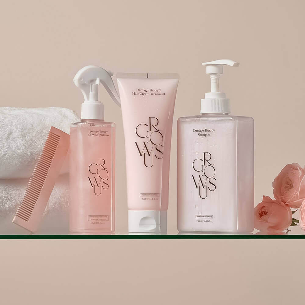 Шампунь восстанавливающий для повреждённых волос | GROWUS Damage Therapy Shampoo EX 500ml