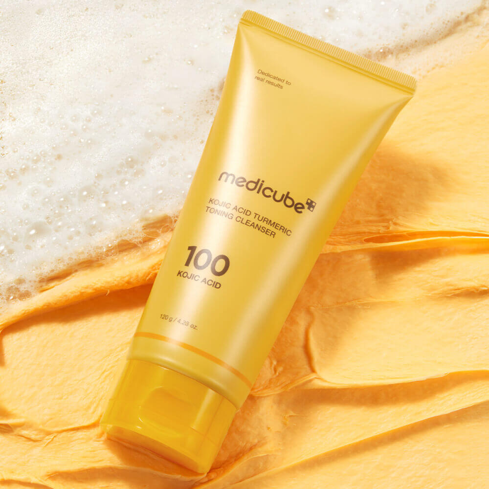 Пенка c койевой кислотой и куркумой | Medicube Kojic Acid Turmeric Toning Cleanser 120g