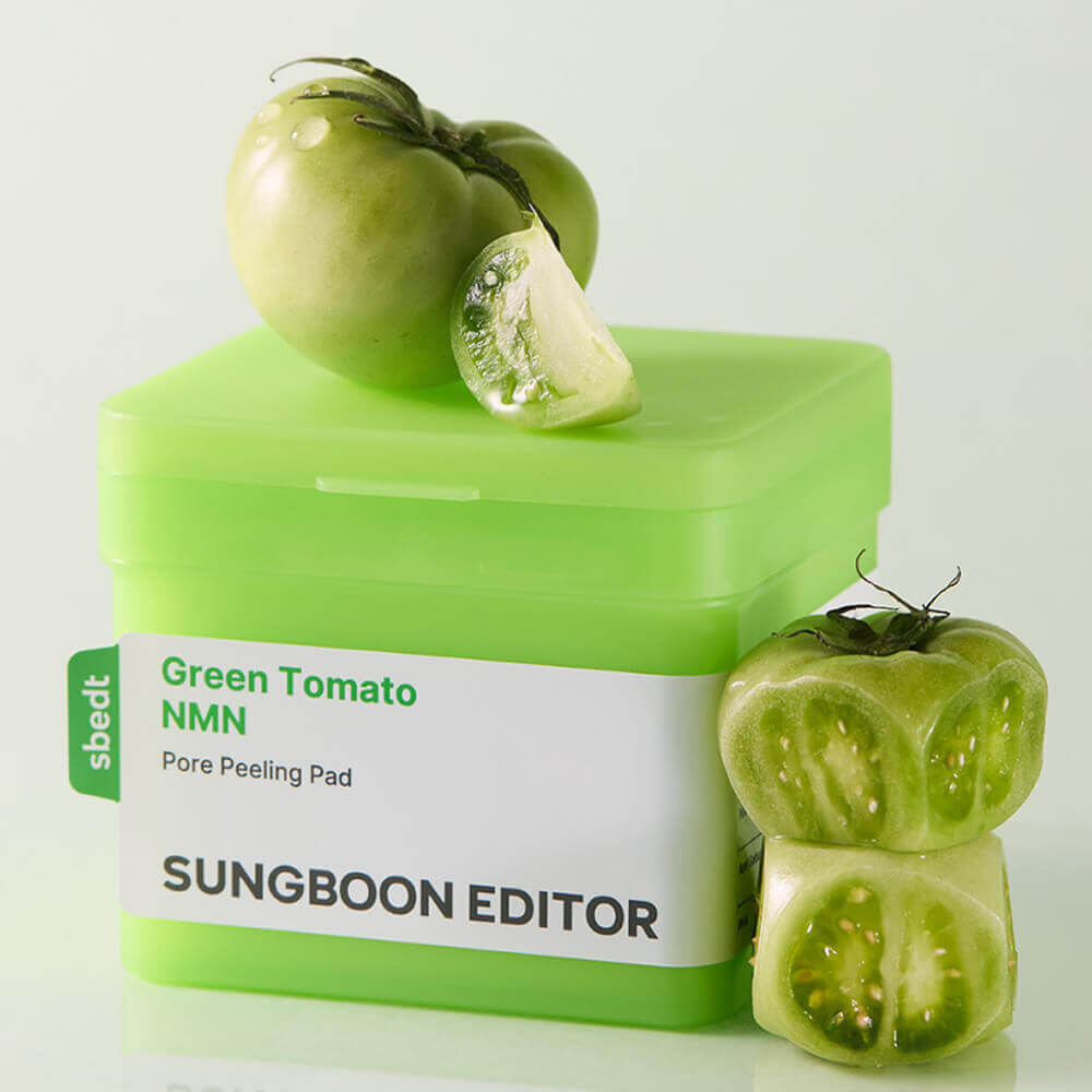 Пэды отшелушивающие для сужения пор | Sungboon Editor Green Tomato NMN Pore Pad 170ml, 60pads