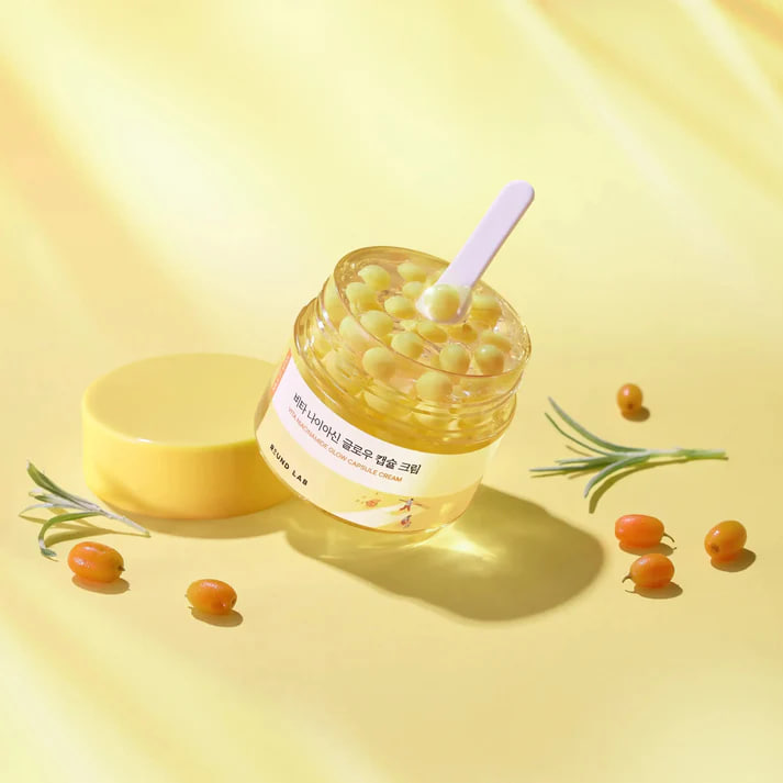 Крем капсульный с ниацинамидом | Round Lab Vita Niacinamide Glow Capsule Cream 50ml