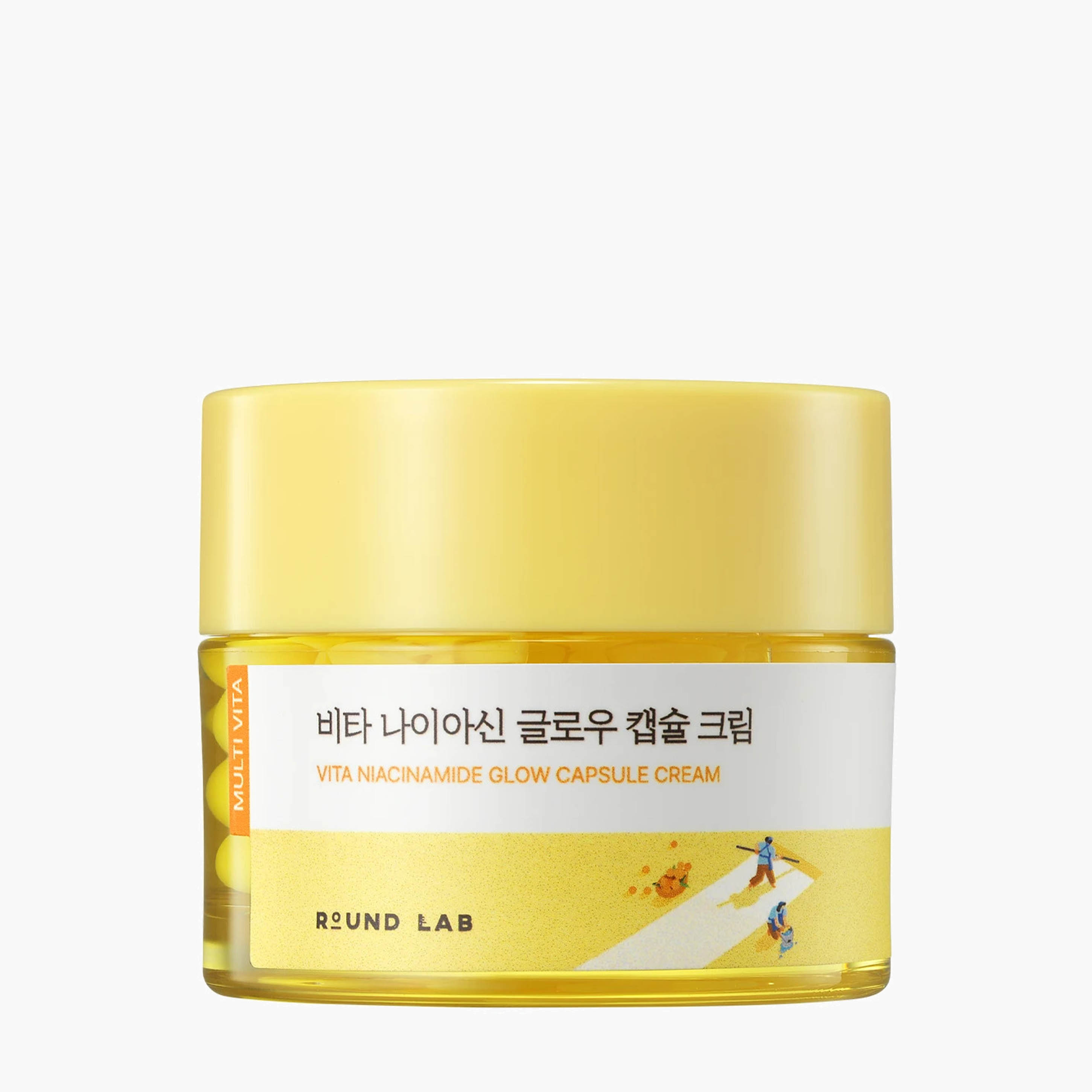 Крем капсульный с ниацинамидом | Round Lab Vita Niacinamide Glow Capsule Cream 50ml
