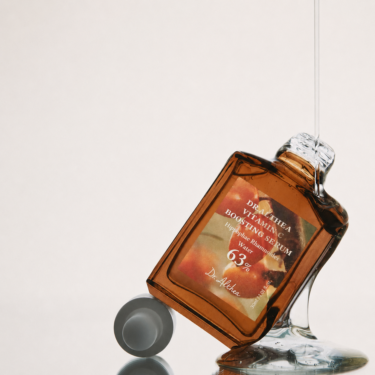 Бустер-сыворотка осветляющая и укрепляющая с облепихой 63% | Dr.Althea Vitamin C Boosting Serum 30ml