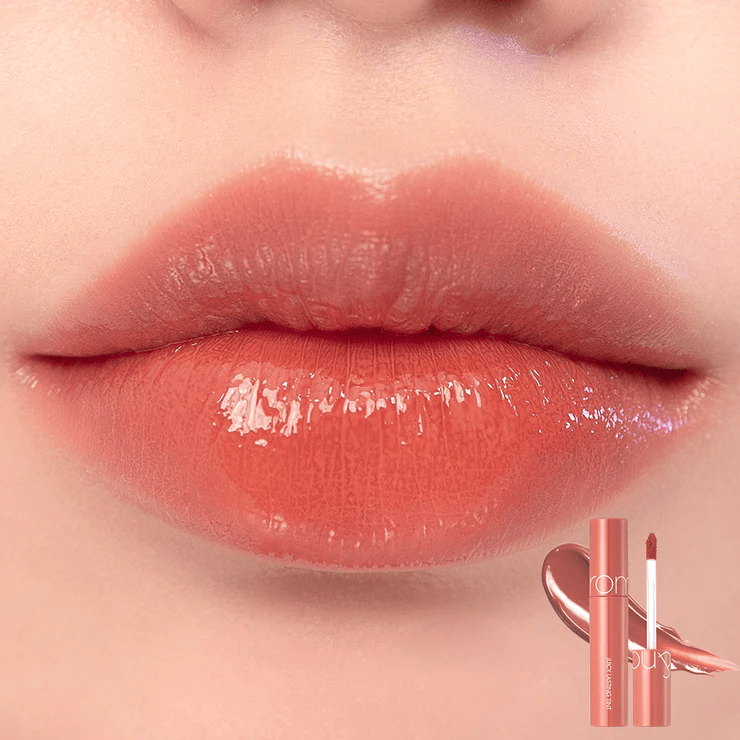 Тинт глянцевый для губ | Rom&nd Juicy Lasting Tint 10 Nudy Peanut