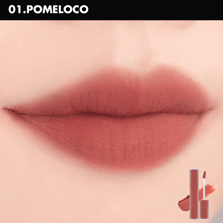 Тинт матовый для губ | Rom&nd Blur Fudge Tint 01 Pomeloco