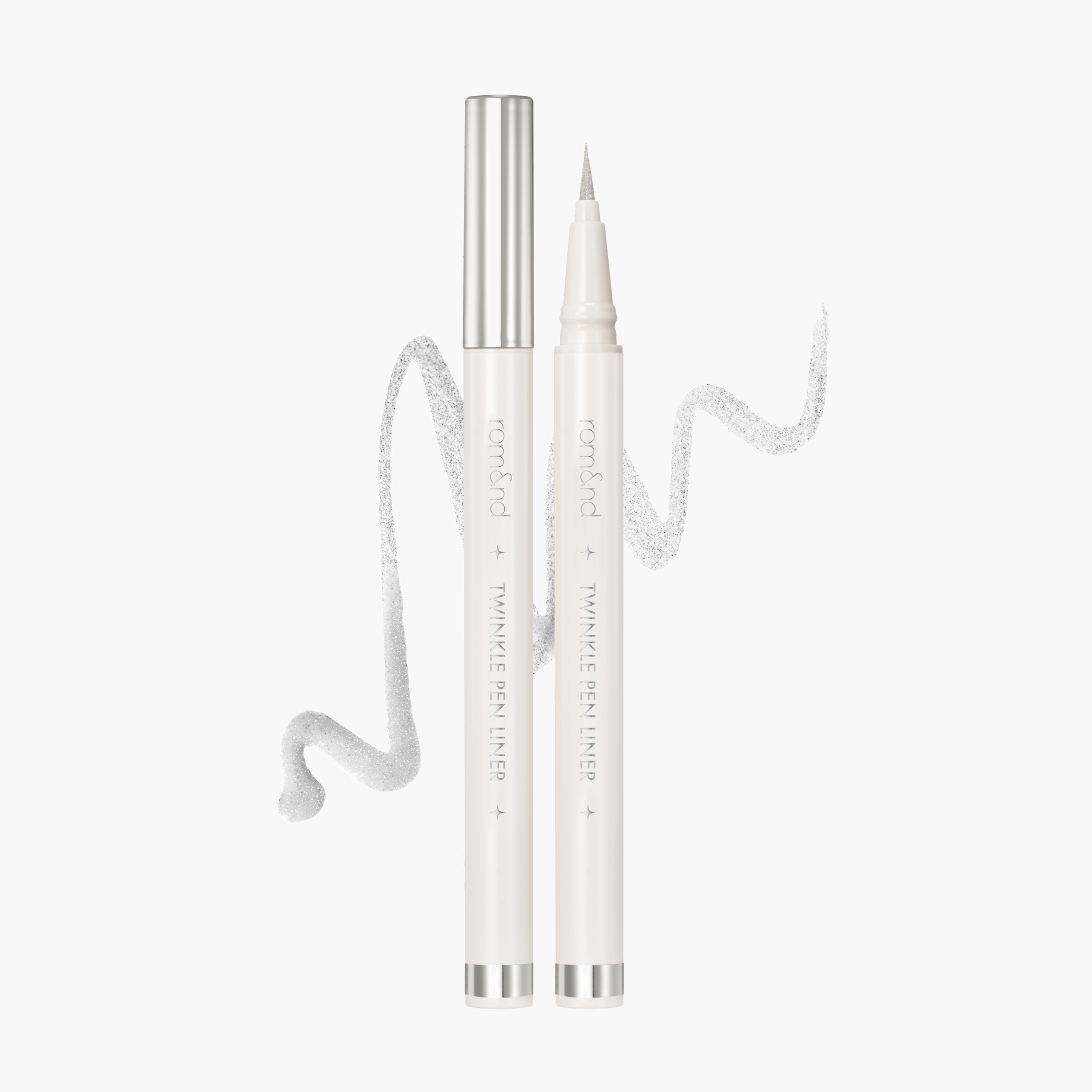 Подводка сияющая для век 01 Silver Flake | Rom&nd Twinkle Pen Liner 01 Silver Flake